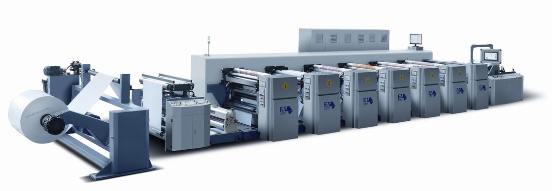 Μηχανή εκτύπωσης Flexographic FM-CS με διάμετρο κυλίνδρου 100 mm
