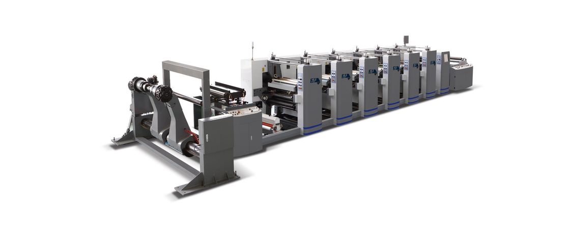 Μηχανή εκτύπωσης Red Packet Flexo για Max. Ταχύτητα 150m/Min Διαμέτρηση κυλίνδρου ιστού 100mm