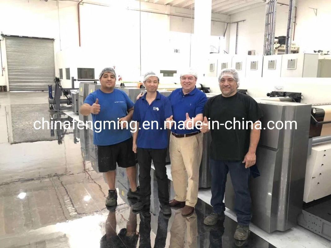 Μηχανή εκτύπωσης flexographic με διαμέτρου κυλίνδρου 100 mm και 4 χρώματα