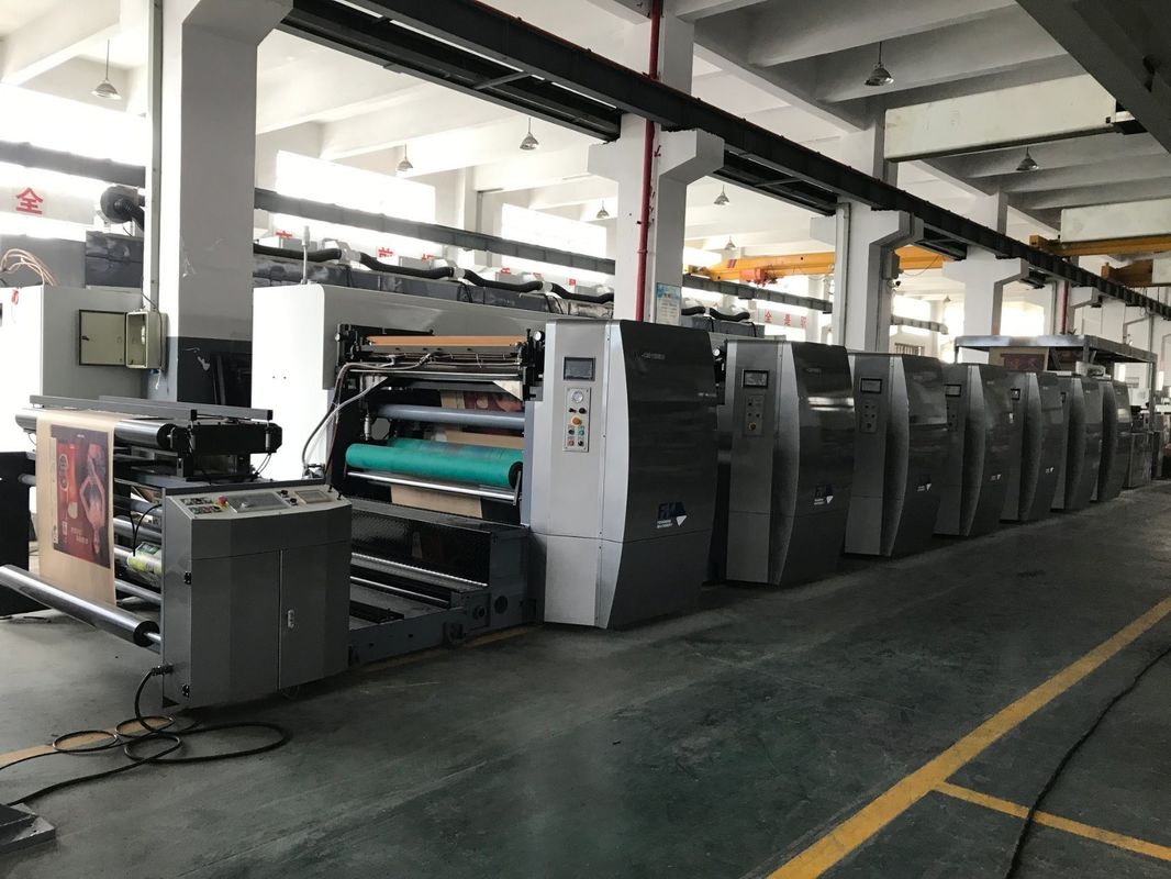 Μέγιστο πλάτος ιστού 1450/1650/1850/2250mm Φλεξοτυπομηχανή για υψηλής ταχύτητας εκτύπωση