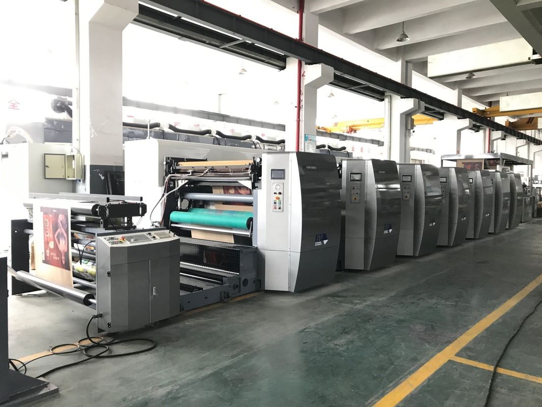 Μέγιστο πλάτος ιστού 1450/1650/1850/2250mm Φλεξοτυπομηχανή για υψηλής ταχύτητας εκτύπωση