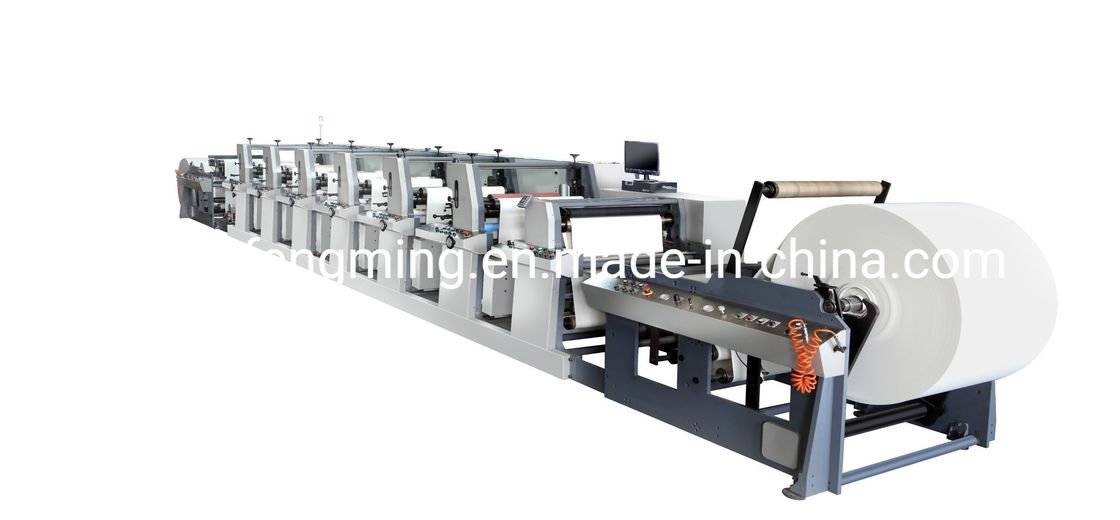 Φενγκμινγκ του τύπου μονάδας δομή FM-A650-1320 Flexo Press εκτυπωτή για την εκτύπωση