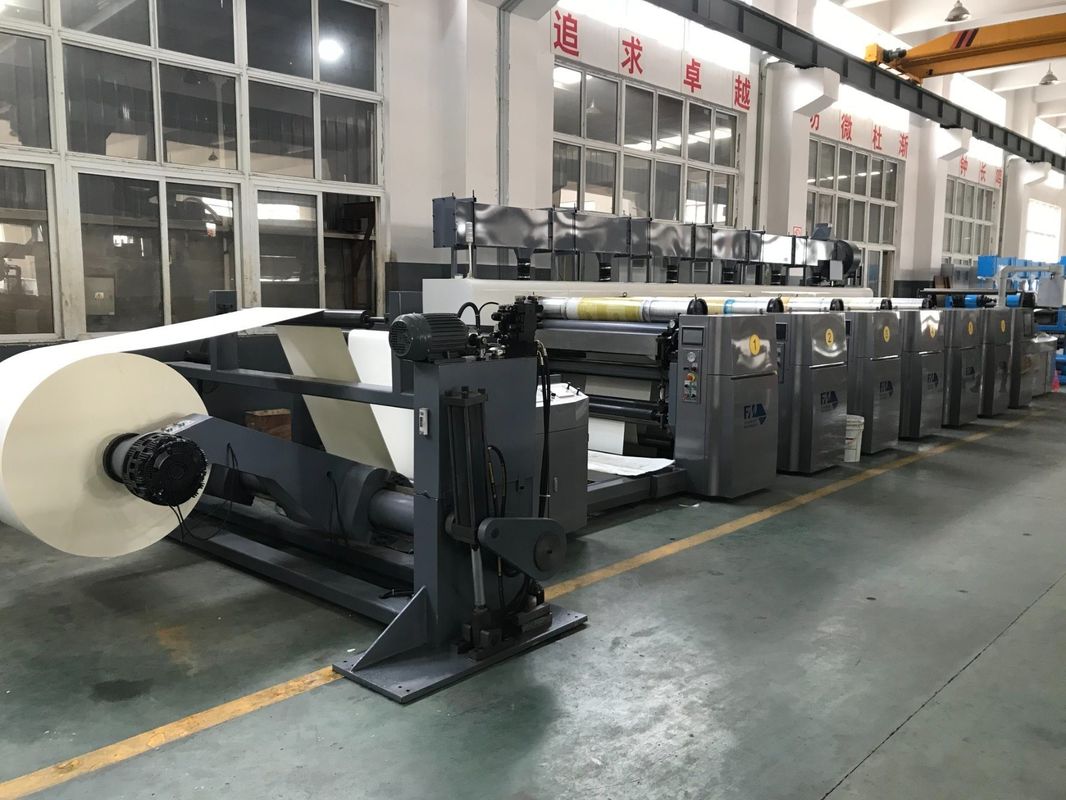 1370mm Max. πλάτος ιστού Flexographic εκτυπωτική μηχανή για συσκευασία χαρτοσακούλας χαρτοσακούλα