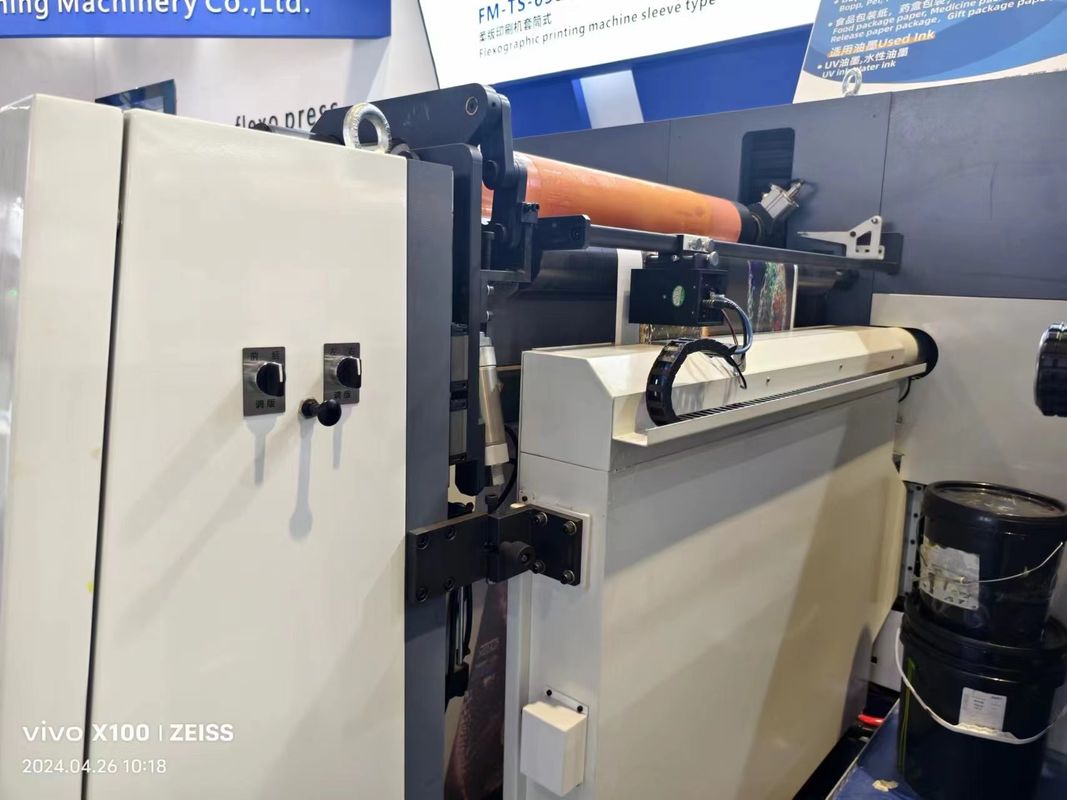 1830mm Max Die Cutting Width Sleeve Type Flexo Τυπογραφική μηχανή