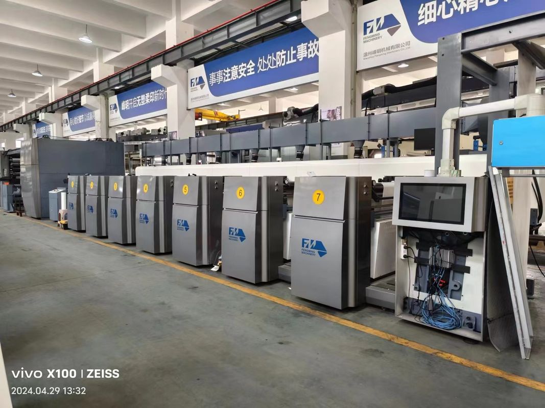 Μηχανή εκτύπωσης Flexographic FM-CS με διάμετρο κυλίνδρου 100 mm