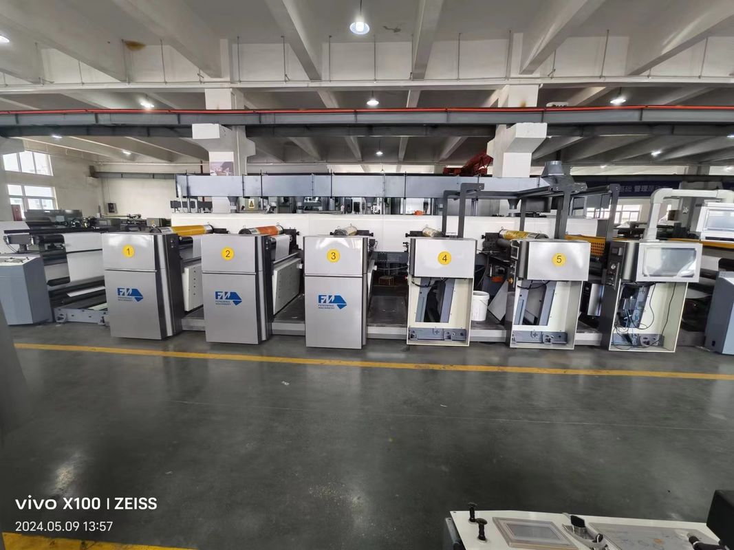 Μηχανή εκτύπωσης Flexographic FM-CS με διάμετρο κυλίνδρου 100 mm
