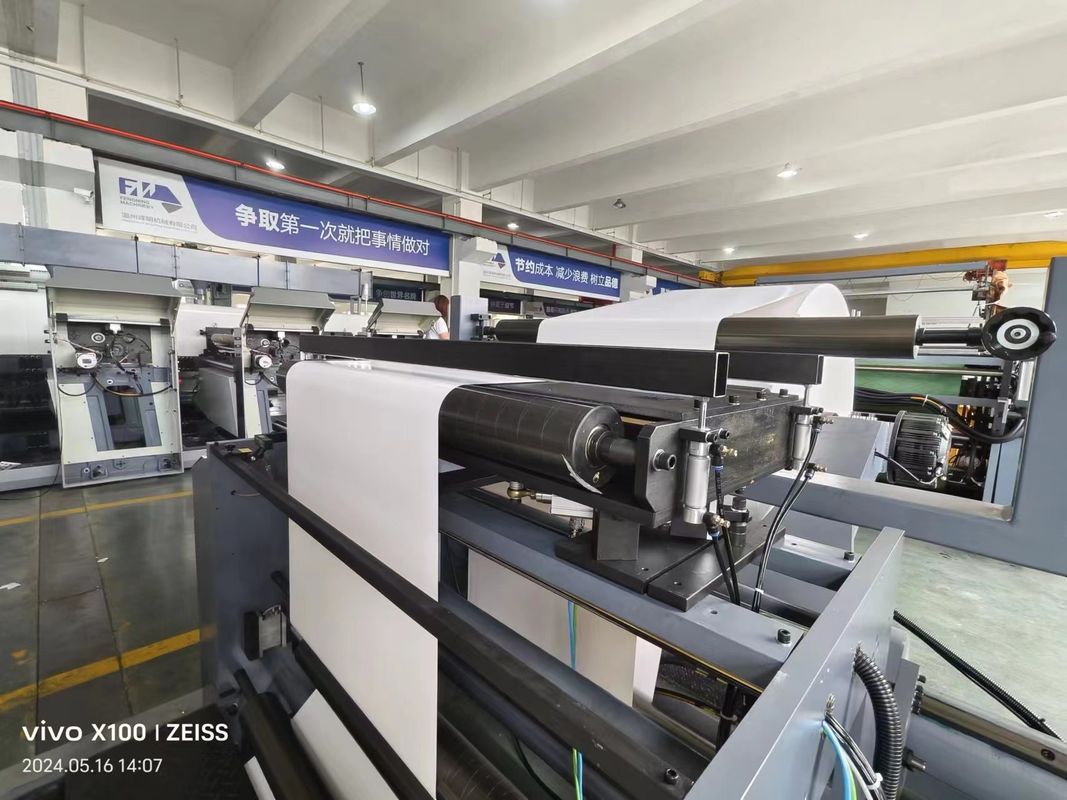 Μονάδα τύπου δύο 4 6 Color Flexo Printer Ετικέτα Flexographic Printing Machine