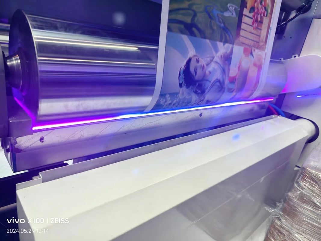 UV Servo Flexo Τυπογραφική Μηχανή 1350mm Κύπελλα χαρτιού Roll-to-Roll Νέα κατάσταση Τυποποιητής καρτών Τυπογραφεία ενδογραμμικών μηχανημάτων