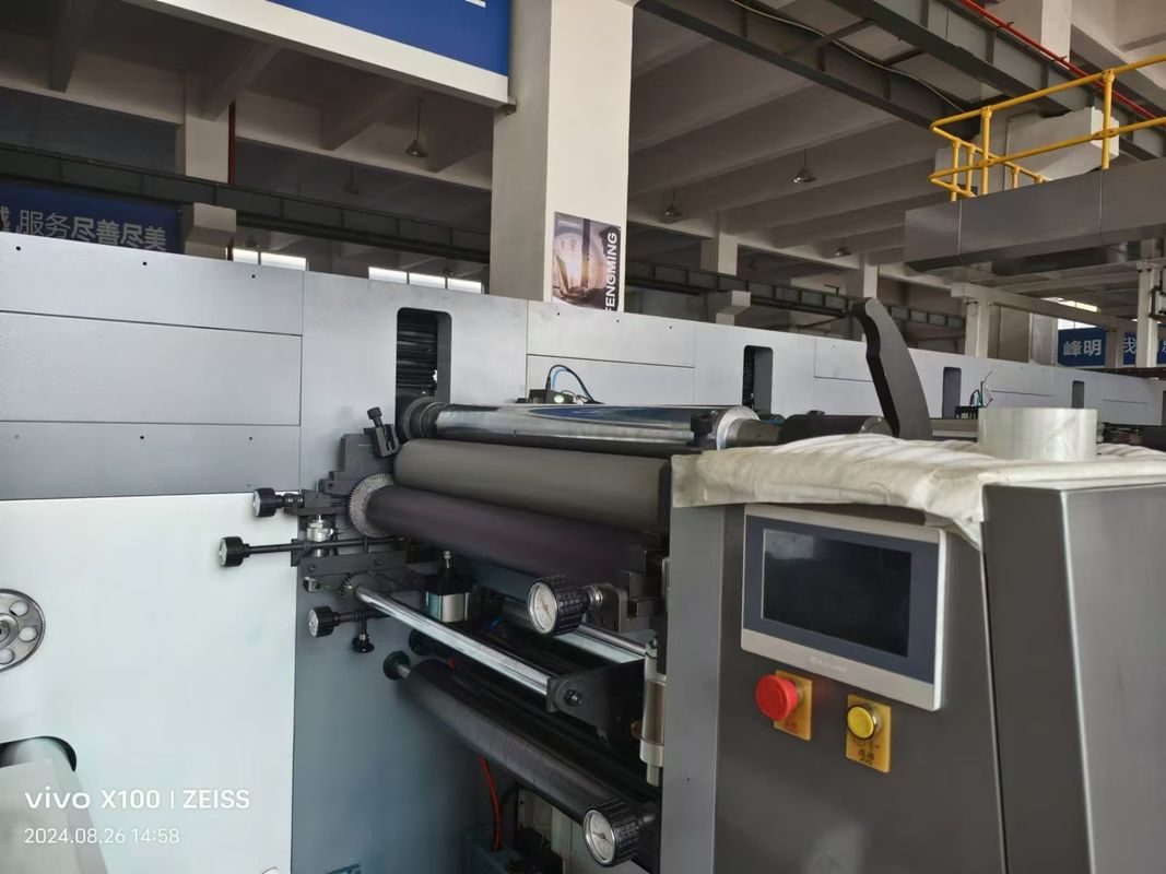 10 χρώματα Τύπος μανίκις Υψηλής ταχύτητας Flexoprinting Machine για εκτύπωση σε διάφορα υλικά