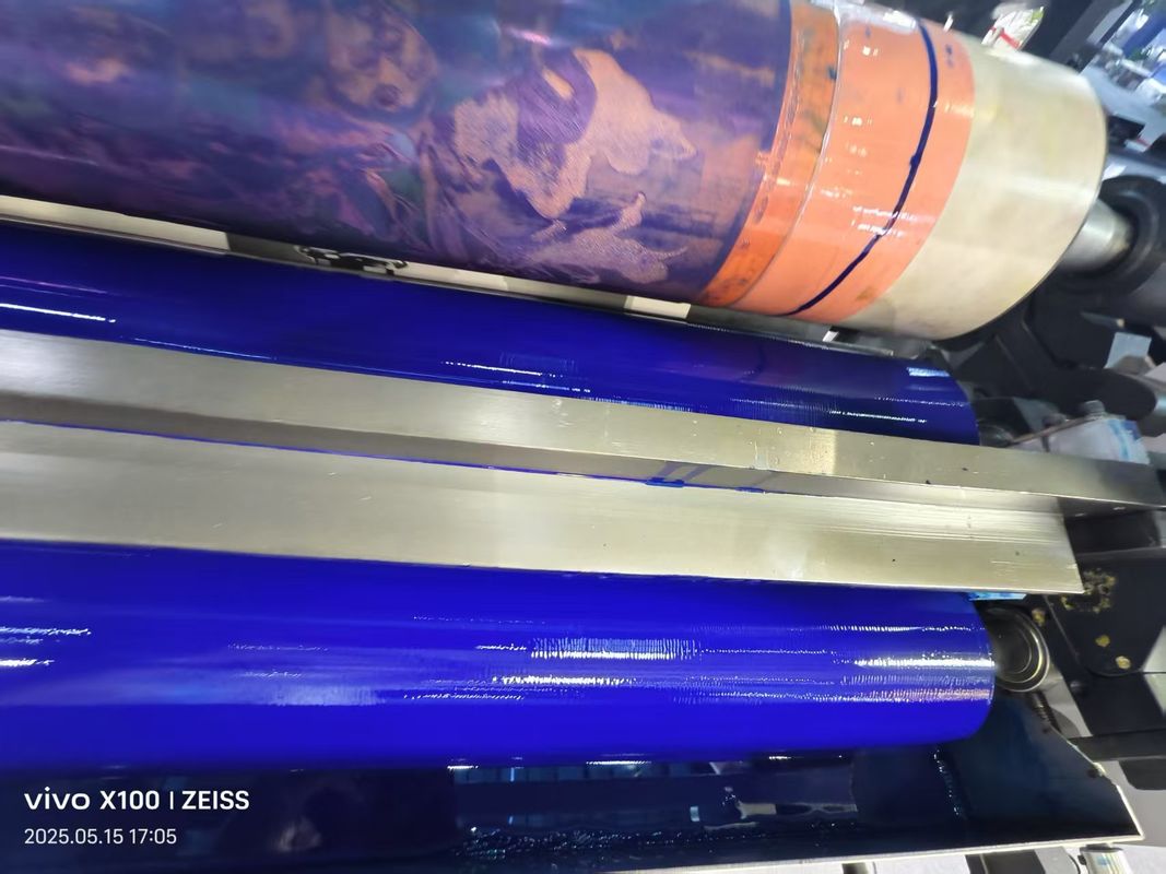 Αυτόματη Μηχανή Εκτύπωσης Flexo UV 6 Χρωμάτων Υψηλής Ταχύτητας, Τύπου Μονάδας Πετάλου