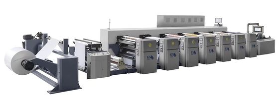 Ταχύτητα FM-CS Flexo εκτυπωτική μηχανή Max. ταχύτητα 240m/min για ακριβή εκτύπωση