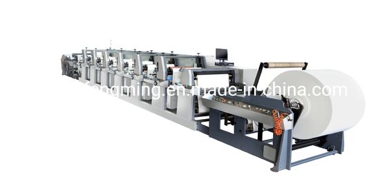 2 χρώματα Φλεξογραφική μηχανή εκτύπωσης 1020mm με κεραμικό ρόλο Anilox και UV IR στεγνωτήρα