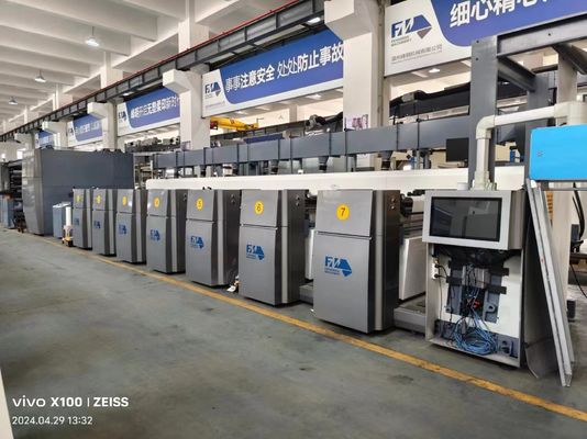 Μηχανή εκτύπωσης Flexographic FM-CS με διάμετρο κυλίνδρου 100 mm