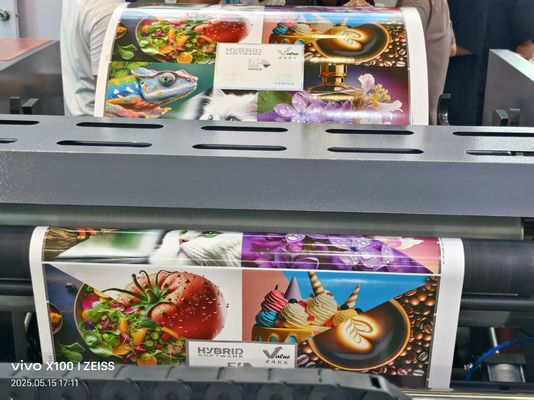 Αυτόματη Μηχανή Εκτύπωσης Flexo UV 6 Χρωμάτων Υψηλής Ταχύτητας, Τύπου Μονάδας Πετάλου